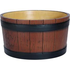 Ice Tub - Wood Effect Barrel End - 11L (19pt)