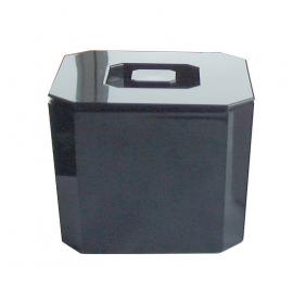 Ice Bucket - Double Walled - Octagonal - Black - 6L (12.5 Pint) Max