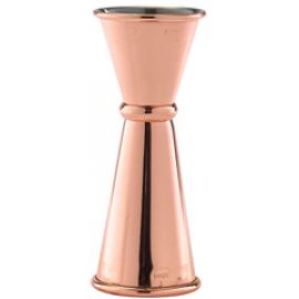 Jigger - Double Ended - Copper Plated Steel - 25 & 50ml