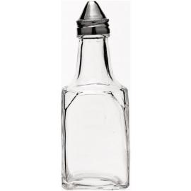 Vinegar Bottle - Stainless Steel Shaker Top - Square - 18cl (6oz)
