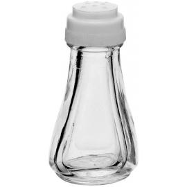 Pepper Shaker - White Plastic Top - Conical - 8.5cm (3.4&quot;)
