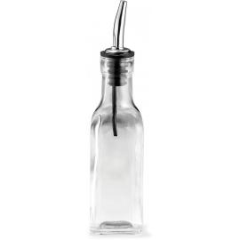 Oil or Vinegar Bottle - with Stainless Steel Pourer - 18cl (6oz)