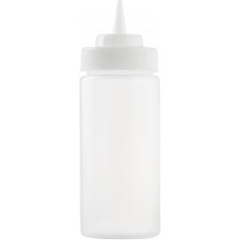 Squeeze Bottle - Wide Mouth - Clear - 47.3cl (16oz) - 63mm dia