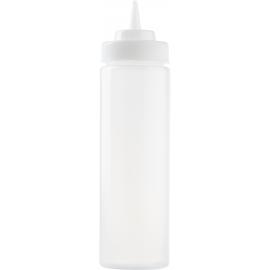 Squeeze Bottle - Wide Mouth - Clear - 71cl (24oz) - 63mm diameter