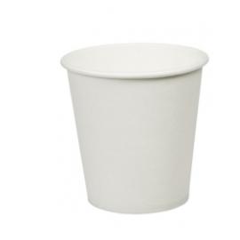 Hot Cup - Single Wall - Paper - White - 4oz (11cl) - 62mm dia