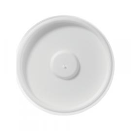 Hot Cup Lid  - Solid - White - 4oz (12cl) - 65mm Diameter