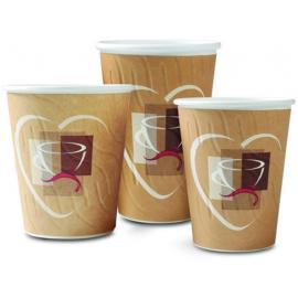 Hot Cup - Double Wall - Embossed Paper - Garda - 16oz (45cl) - 89.4mm dia