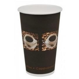 Coffee Cup - Single Wall - Paper - Coffee Beans - 16oz (45cl) - 90mm dia