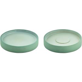 Saucer - Plate & Saucer Combination - Stoneware - 2in1 Artisan - Grey & White - 14cm (5.5")