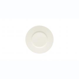 Wide Rimmed Plate - Porcelain - Purity - 16.5cm (6.5")