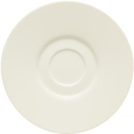 Double Well Saucer - Porcelain - Purity - 16.5cm (6.5")