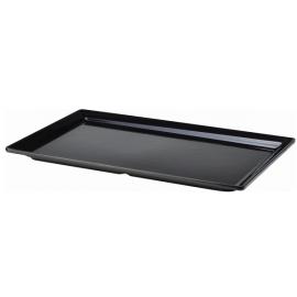 Platter - Rectangular - Melamine - Black - GN 1/1