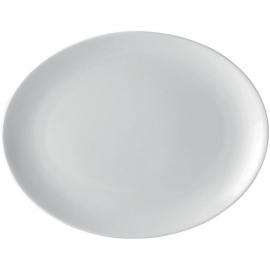 Plate - Oval  - Pure White - 25cm (10&quot;)