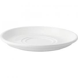 Double Well Saucer - Pure White - 18cm (7&quot;)