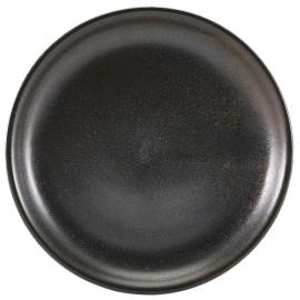 Coupe Plate - Terra Porcelain - Black - 19cm (7.5&quot;)