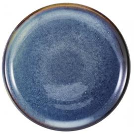 Coupe Plate - Terra Porcelain - Aqua Blue - 19cm (7.5&quot;)