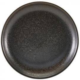 Coupe Plate - Terra Porcelain - Black - 24cm (9.5&quot;)
