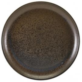 Coupe Plate - Terra Porcelain - Black - 27.5cm (10.75&quot;)