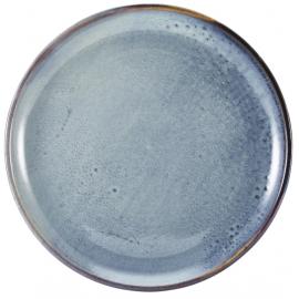 Coupe Plate - Terra Porcelain - Aqua Blue - 27.5cm (10.75&quot;)