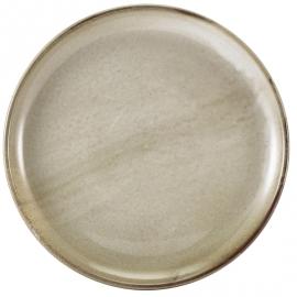 Coupe Plate - Terra Porcelain - Grey - 27.5cm (10.75&quot;)