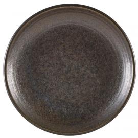 Coupe Plate - Deep - Terra Porcelain - Black - 25cm (10&quot;)