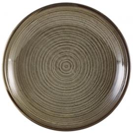 Coupe Plate - Deep - Terra Porcelain - Grey  - 28cm (11&quot;)