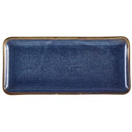 Plate - Narrow Rectangular - Terra Porcelain - Aqua Blue - 30cm (11.8&quot;)