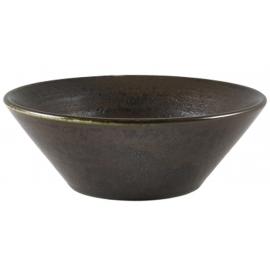 Conical Bowl - Terra Porcelain - Black - 31cl (10.9oz)