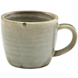 Beverage Cup - Bowl Shaped - Terra Porcelain - Grey - 9cl (3oz)