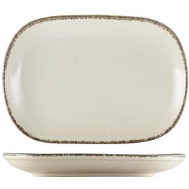 Plate - Rectangular - Terra Stoneware - Sereno - Grey - 24cm (9.5&quot;)