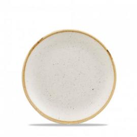 Coupe Plate - Churchill&#39;s - Stonecast&#174; - Barley White - 16.5cm (6.5&quot;)