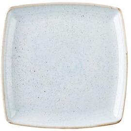 Square Plate - Deep - Churchill&#39;s - Stonecast&#174; - Duck Egg Blue - 26.8cm (10.5&quot;)