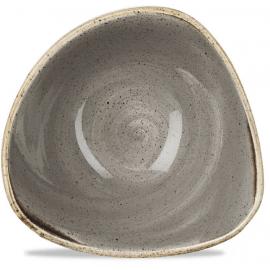 Triangle Bowl - Churchill's - Stonecast&#174; - Peppercorn Grey - 15.3cm (6") - 26cl (9oz)