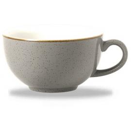 Cappuccino Cup - Churchill's - Stonecast&#174; - Peppercorn Grey - 28cl (10oz)