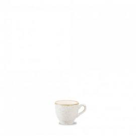 Espresso Cup - Churchill&#39;s - Stonecast&#174; - Barley White - 10cl (3.5oz)