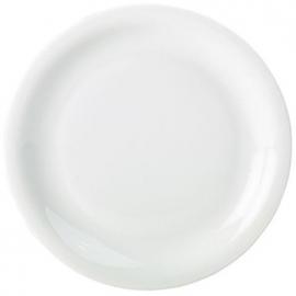 Narrow Rim Plate - Porcelain - 26cm (10.25&quot;)