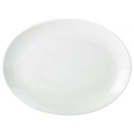 Plate - Oval - Porcelain - 21cm (8.25&quot;)