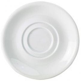 Double Well Saucer - Porcelain - 15cm (6&quot;)