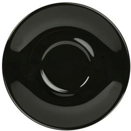 Saucer - Porcelain - Black - 12cm (4.75&quot;)