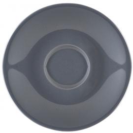 Saucer - Porcelain - Grey - 12cm (4.75&quot;)