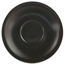 Saucer - Porcelain - Matt Black - 12cm (4.75&quot;)