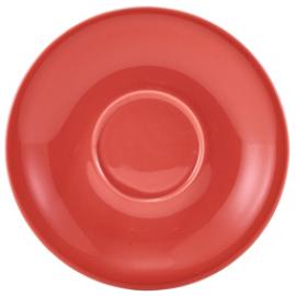 Saucer - Porcelain - Coral - 13.5cm (5.25")