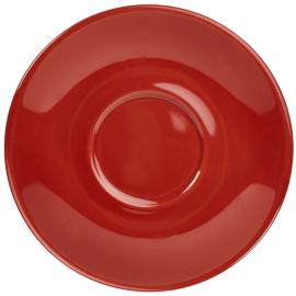 Saucer - Porcelain - Red - 13.5cm (5.25&quot;)