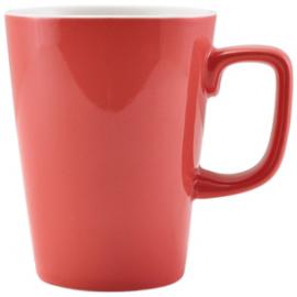 Latte Mug - Porcelain - Coral - 34cl (12oz)