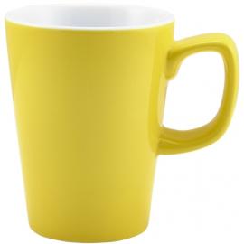 Latte Mug - Porcelain - Yellow - 34cl (12oz)