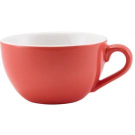 Beverage Cup - Bowl Shaped - Porcelain - Coral - 17.5cl (6oz)