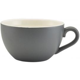 Beverage Cup - Bowl Shaped - Porcelain - Matt Grey - 17.5cl (6oz)