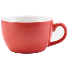 Beverage Cup - Bowl Shaped - Porcelain - Coral - 25cl (8.75oz)