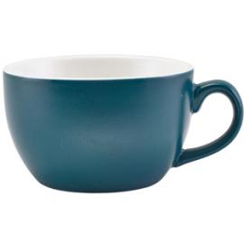 Beverage Cup - Bowl Shaped - Porcelain - Matt Teal - 25cl (8.75oz)