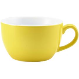 Beverage Cup - Bowl Shaped - Porcelain - Yellow - 25cl (8.75oz)